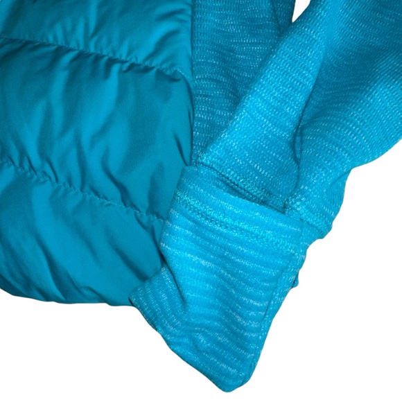 Lululemon Fluff Off Pullover Goose Down Light Aqua Blue Sz 6 - Picture 14 of 17